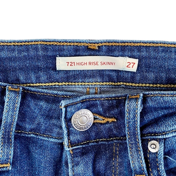 Levi’s 721 High Rise Destroyed Manic Monday Jeans | 27 - Picture 4 of 11